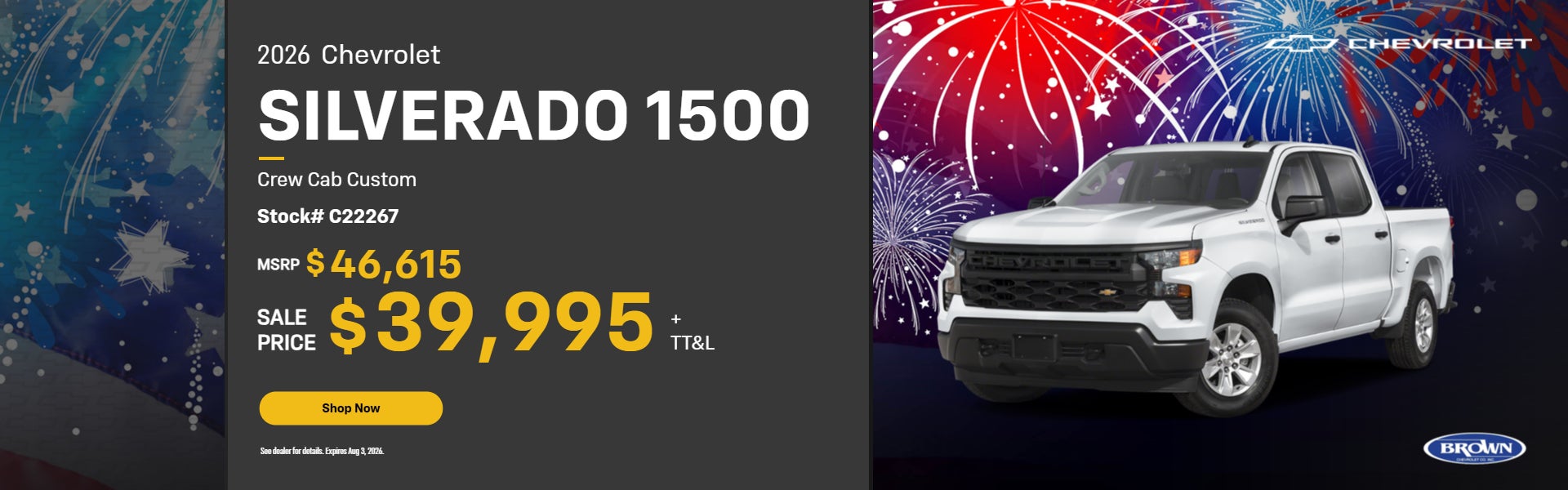 2026 Chevrolet Silverado 1500 Crew Cab Custom