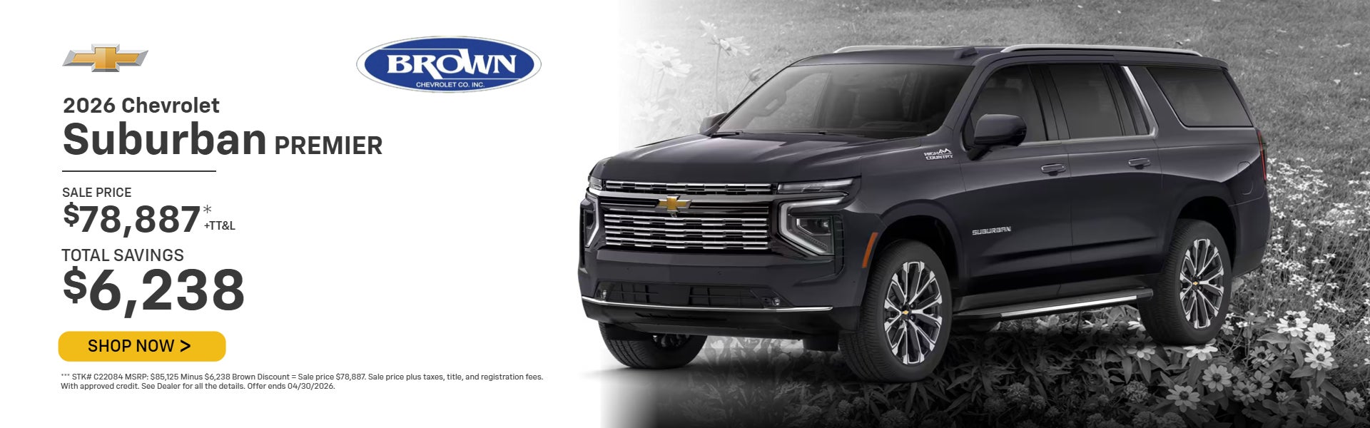 2026 Chevrolet Suburban Premier