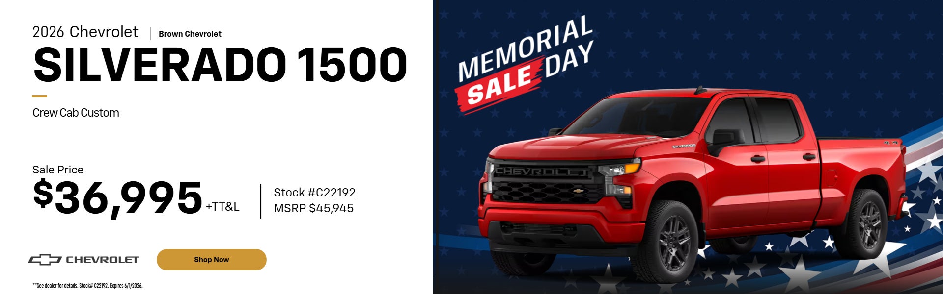 2026 Chevrolet Silverado 1500 Crew Cab Custom